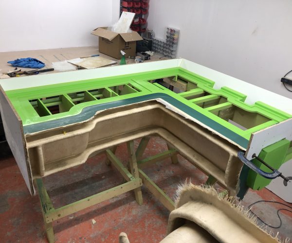 L- Shaped seat mould making