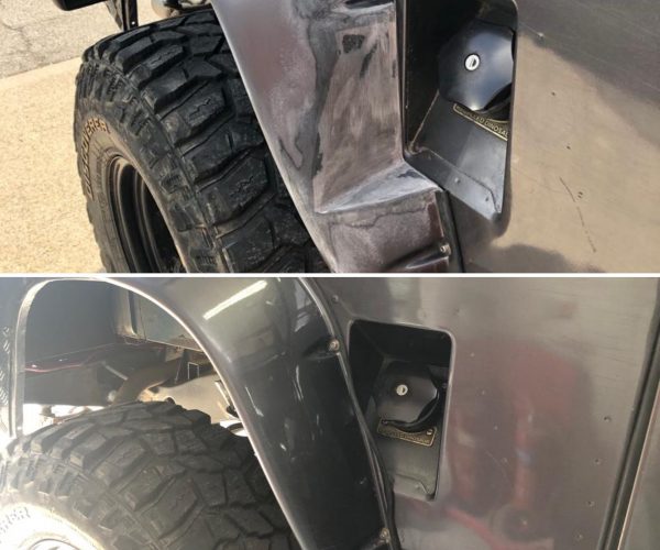 Modified Land Rover Defender Wheel Arches